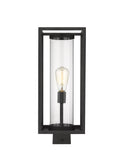 Z-LITE DUNBROCH OUTDOOR POST MOUNT FIXTURE | 584PHMS-BK - Post