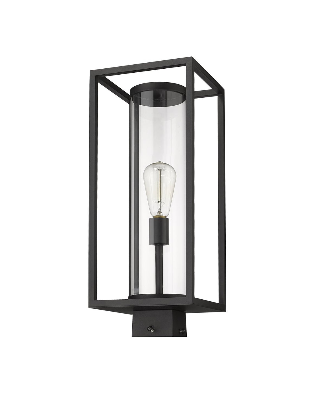 Z-LITE DUNBROCH OUTDOOR POST MOUNT FIXTURE | 584PHMS-BK - Post