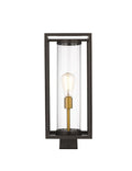 Z-LITE DUNBROCH OUTDOOR POST MOUNT FIXTURE | 584PHMS-DBZ-OBS - Post