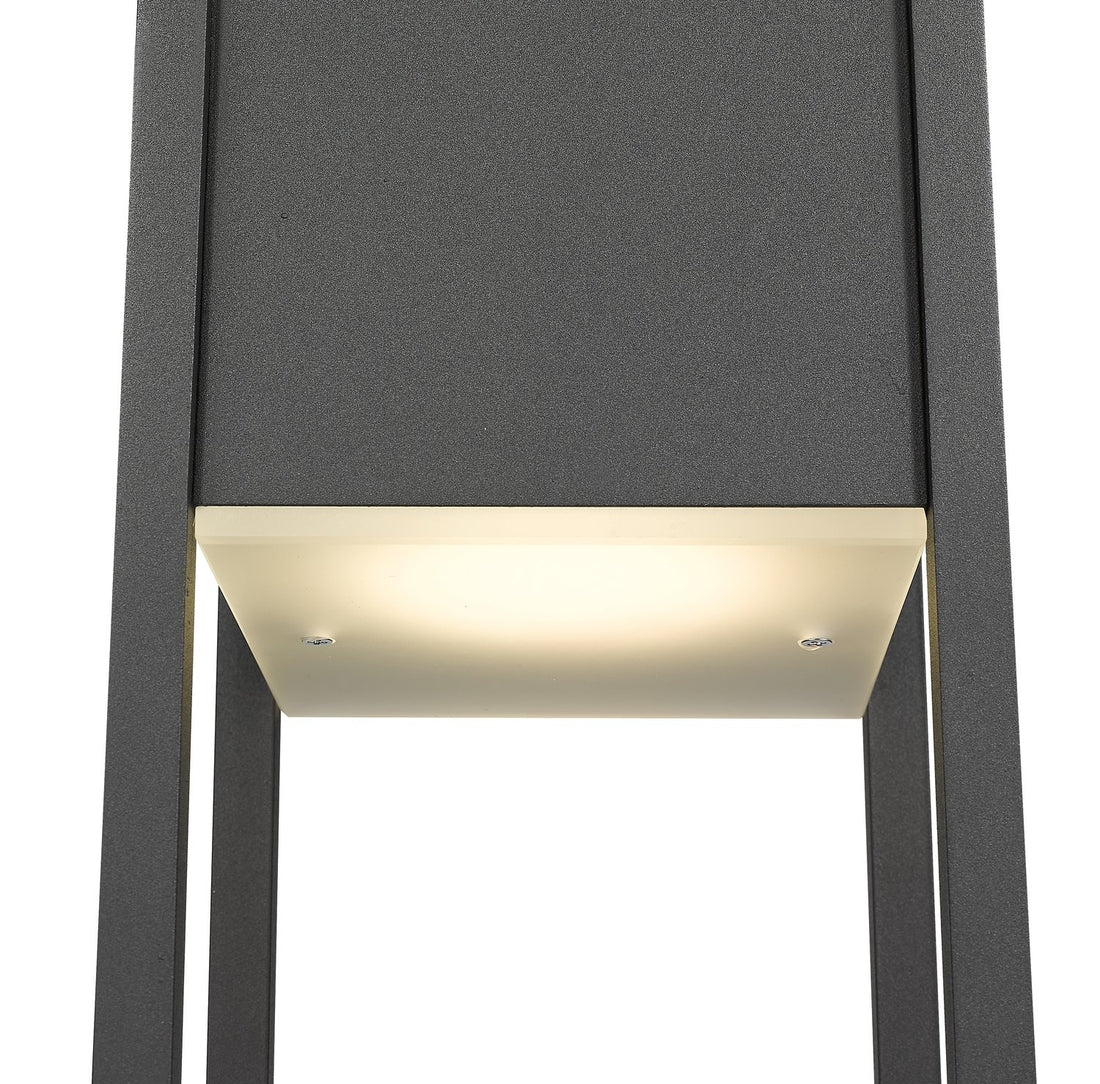Z-LITE BARWICK OUTDOOR PIER MOUNTED FIXTURE | 585PHBR-533PM-BK-LED - Post