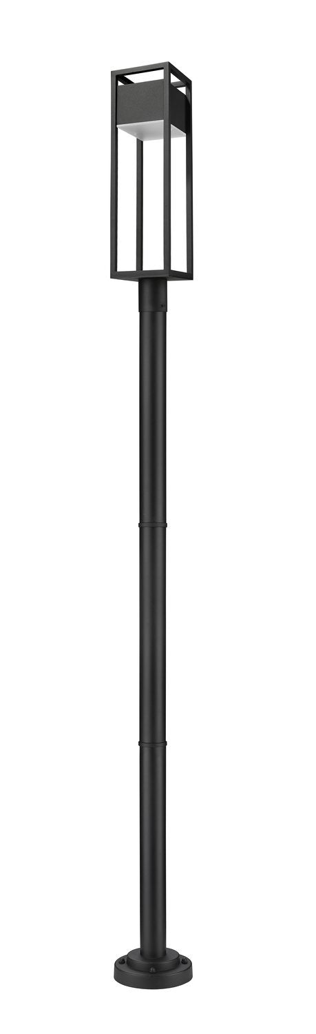 Z-LITE BARWICK OUTDOOR POST MOUNTED FIXTURE | 585PHBR-567P-BK-LED - Post