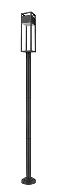 Z-LITE BARWICK OUTDOOR POST MOUNTED FIXTURE | 585PHBR-567P-BK-LED - Post