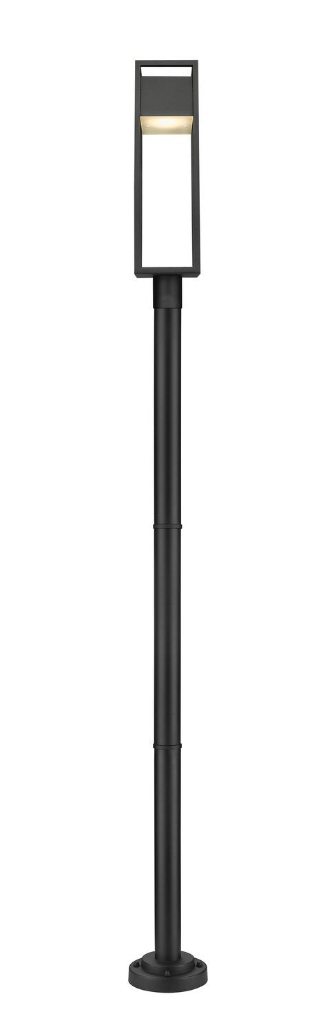 Z-LITE BARWICK OUTDOOR POST MOUNTED FIXTURE | 585PHBR-567P-BK-LED - Post