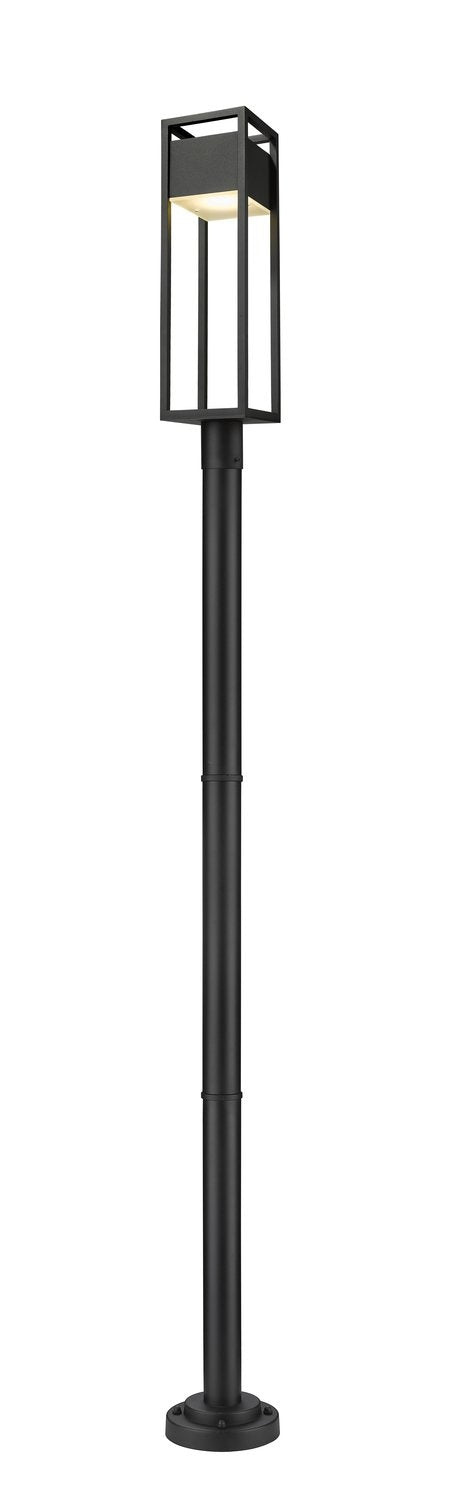 Z-LITE BARWICK OUTDOOR POST MOUNTED FIXTURE | 585PHBR-567P-BK-LED - Post