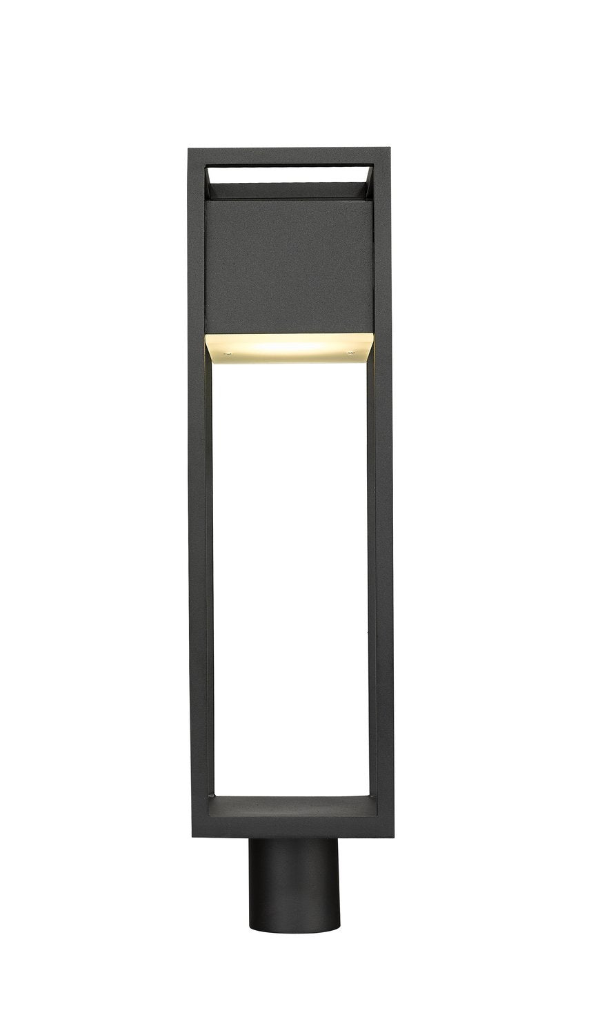 Z-LITE BARWICK OUTDOOR POST MOUNT FIXTURE | 585PHBR-BK-LED - Post