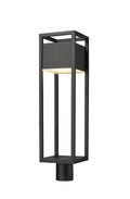 Z-LITE BARWICK OUTDOOR POST MOUNT FIXTURE | 585PHBR-BK-LED - Post