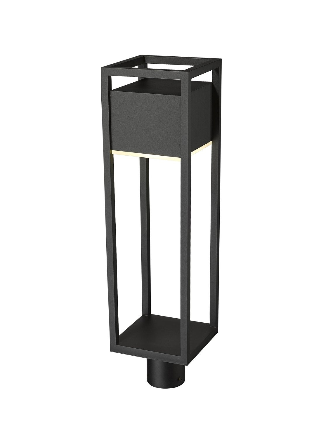 Z-LITE BARWICK OUTDOOR POST MOUNT FIXTURE | 585PHBR-BK-LED - Post