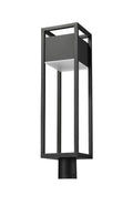 Z-LITE BARWICK OUTDOOR POST MOUNT FIXTURE | 585PHBR-BK-LED - Post