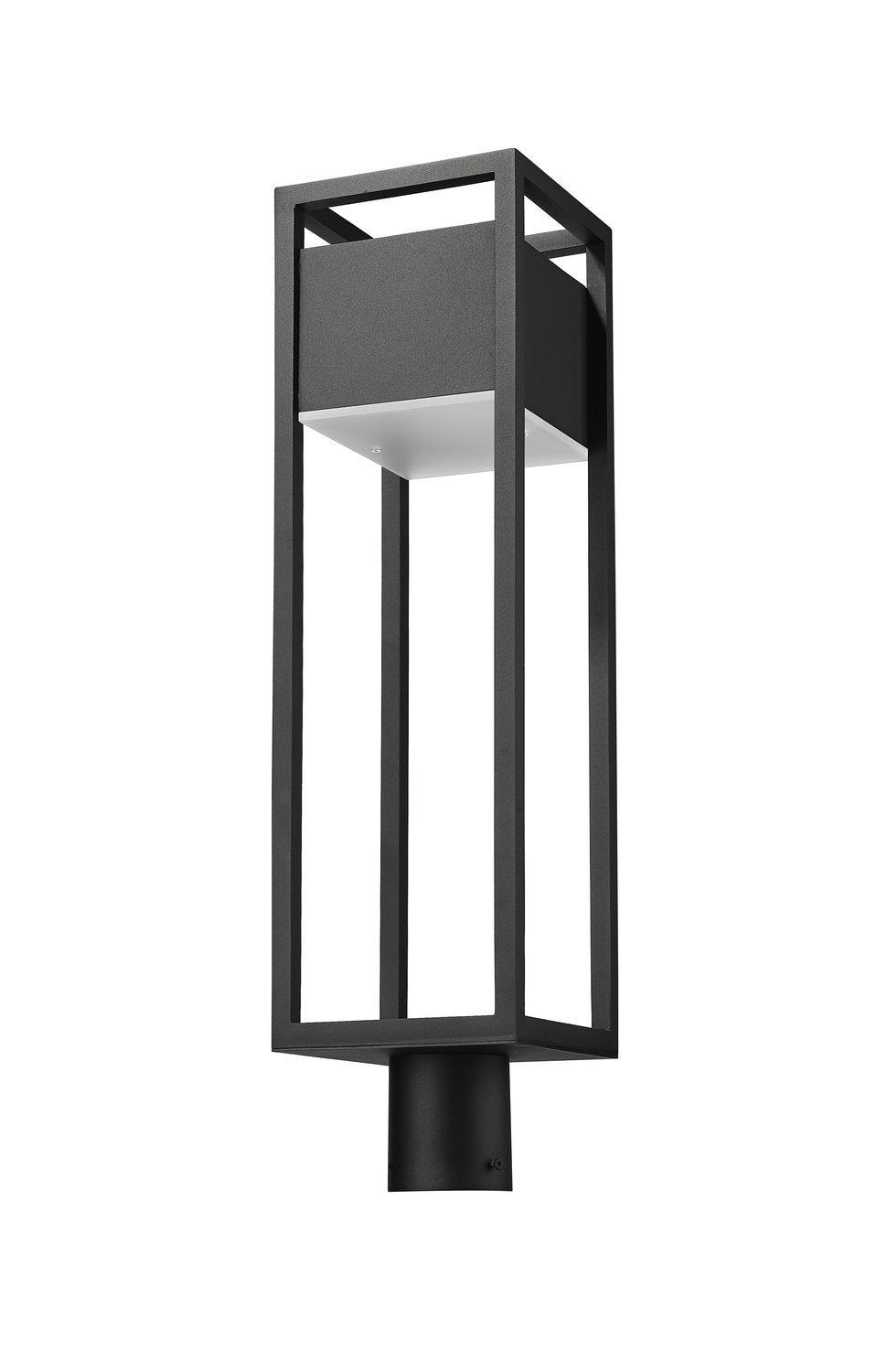 Z-LITE BARWICK OUTDOOR POST MOUNT FIXTURE | 585PHBR-BK-LED - Post