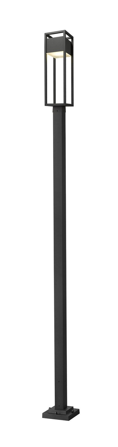 Z-LITE BARWICK OUTDOOR POST MOUNTED FIXTURE | 585PHBS-536P-BK-LED - Post