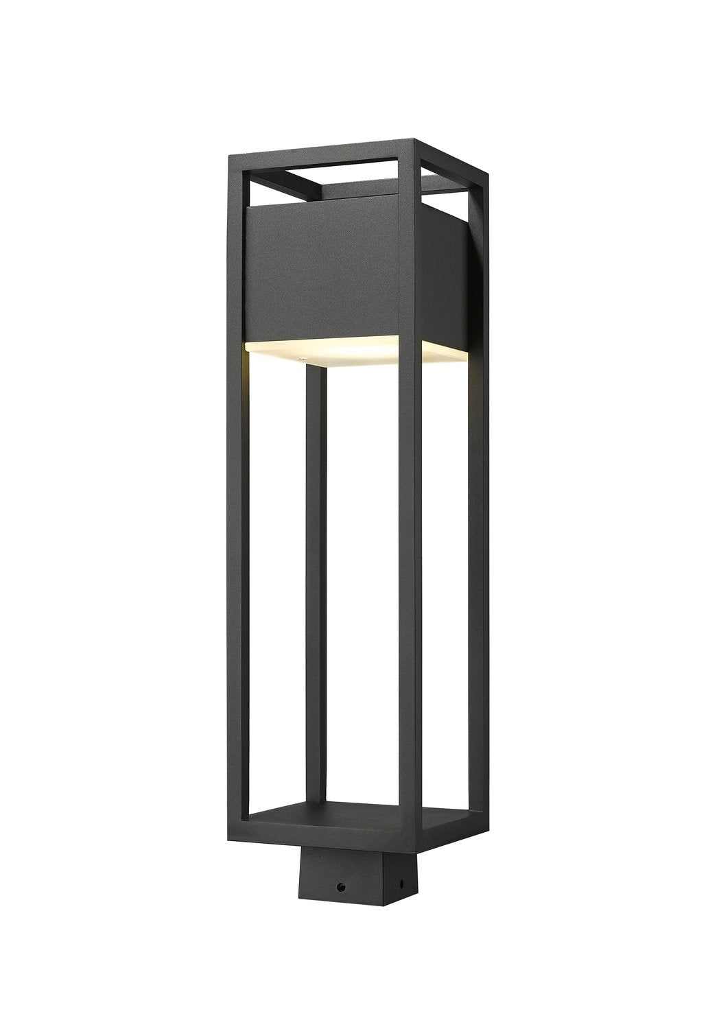 Z-LITE BARWICK OUTDOOR POST MOUNT FIXTURE | 585PHBS-BK-LED - Post