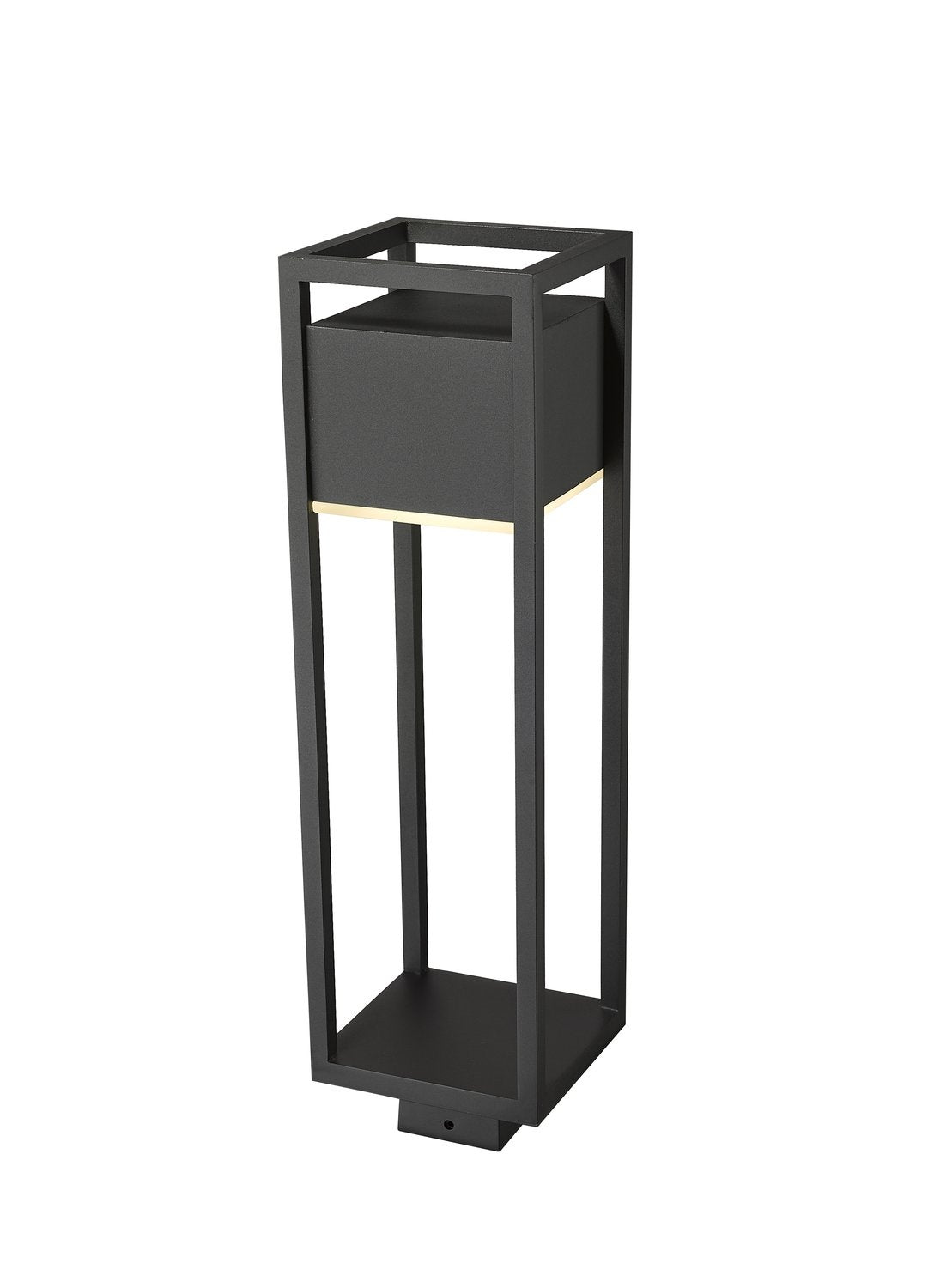 Z-LITE BARWICK OUTDOOR POST MOUNT FIXTURE | 585PHBS-BK-LED - Post