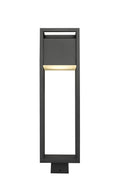 Z-LITE BARWICK OUTDOOR POST MOUNT FIXTURE | 585PHBS-BK-LED - Post