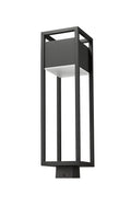 Z-LITE BARWICK OUTDOOR POST MOUNT FIXTURE | 585PHBS-BK-LED - Post
