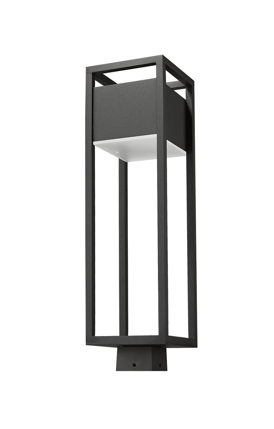 Z-LITE BARWICK OUTDOOR POST MOUNT FIXTURE | 585PHBS-BK-LED - Post
