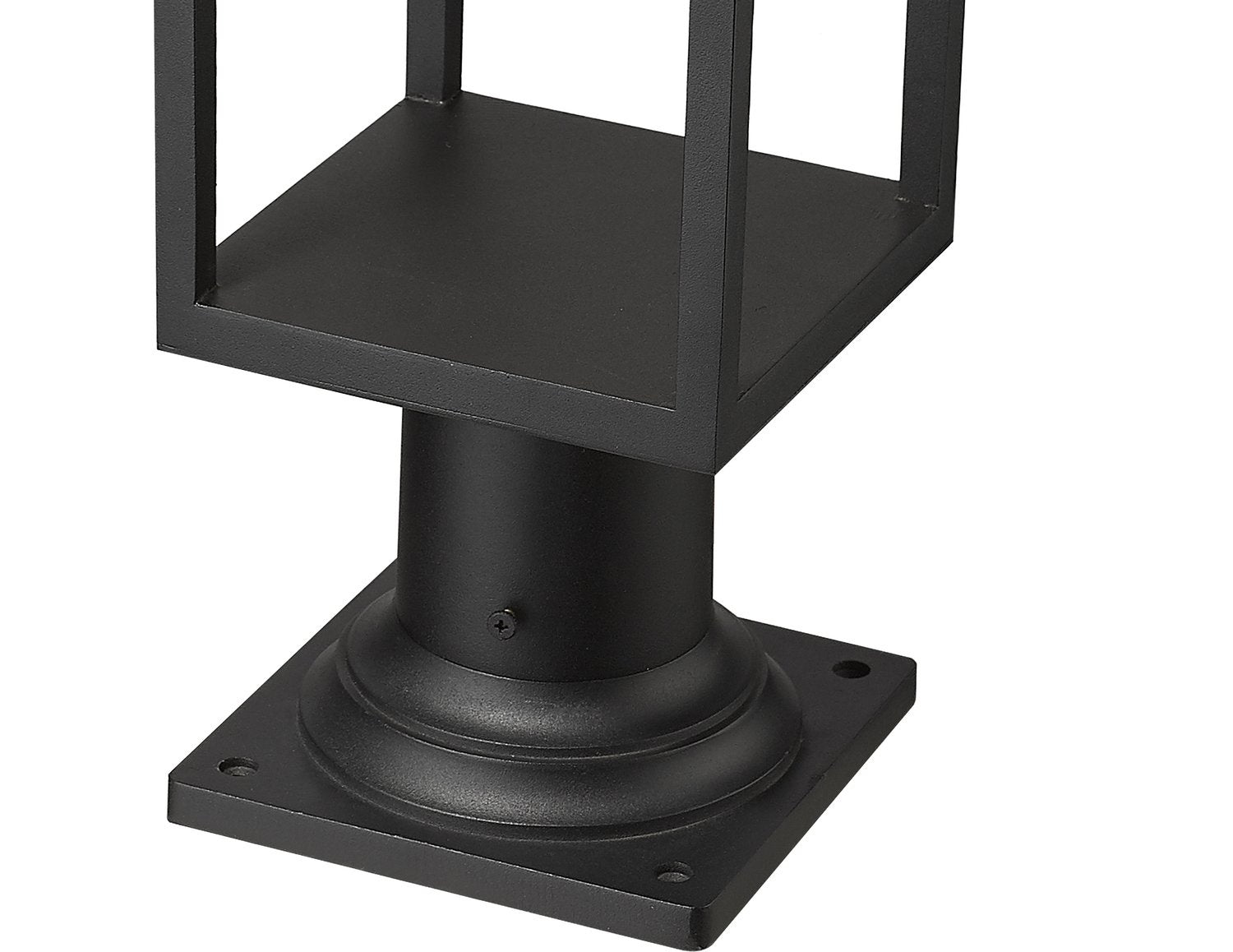 Z-LITE BARWICK OUTDOOR PIER MOUNTED FIXTURE | 585PHMR-533PM-BK-LED - Post