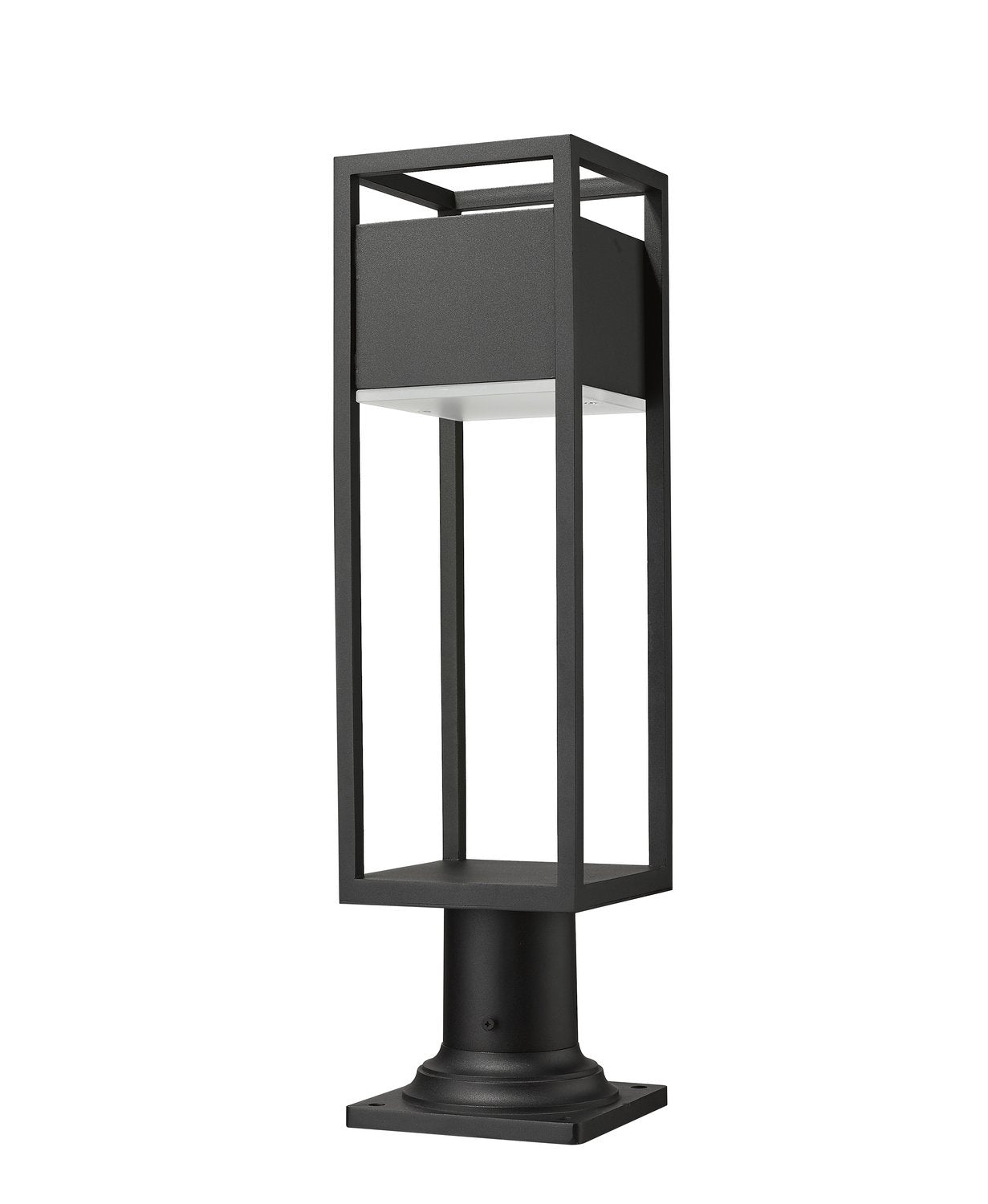 Z-LITE BARWICK OUTDOOR PIER MOUNTED FIXTURE | 585PHMR-533PM-BK-LED - Post