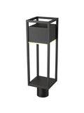 Z-LITE BARWICK OUTDOOR POST MOUNT FIXTURE | 585PHMR-BK-LED - Post