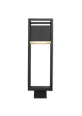 Z-LITE BARWICK OUTDOOR POST MOUNT FIXTURE | 585PHMS-BK-LED - Post