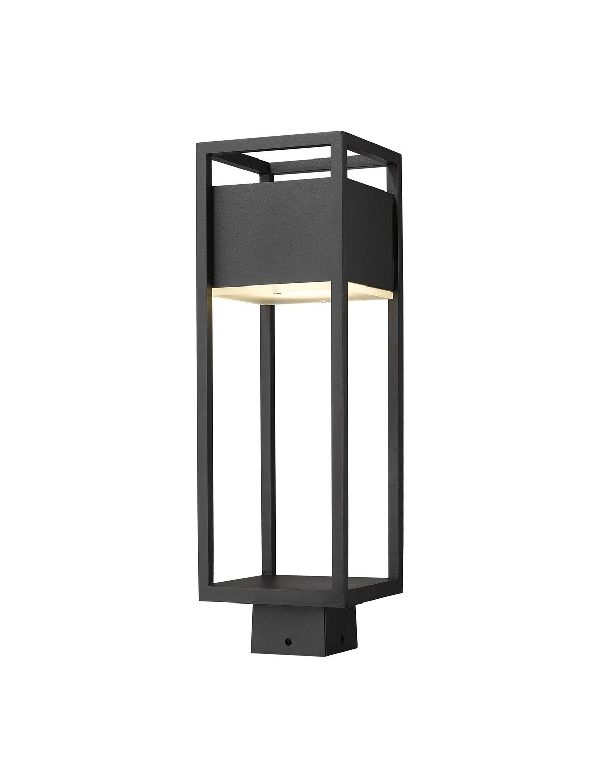 Z-LITE BARWICK OUTDOOR POST MOUNT FIXTURE | 585PHMS-BK-LED - Post