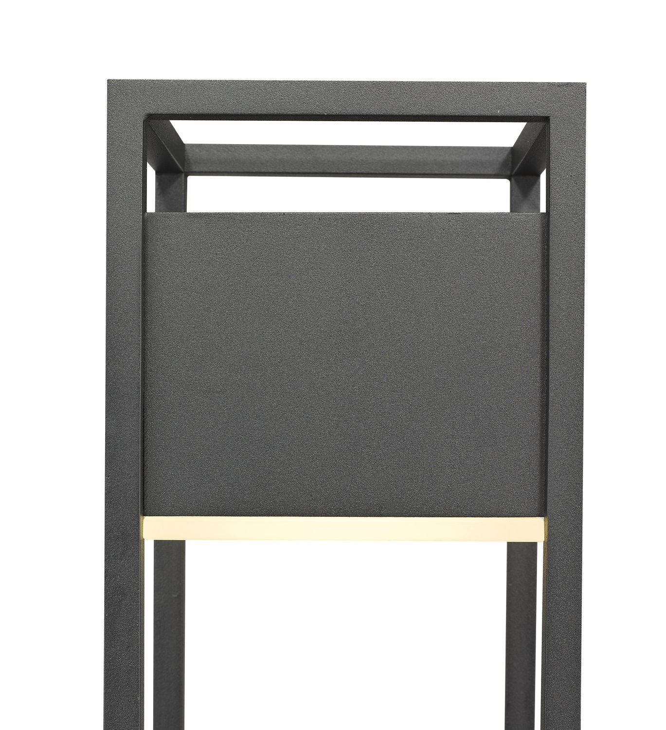 Z-LITE BARWICK OUTDOOR PIER MOUNTED FIXTURE | 585PHMS-SQPM-BK-LED - Post
