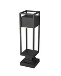 Z-LITE BARWICK OUTDOOR PIER MOUNTED FIXTURE | 585PHMS-SQPM-BK-LED - Post