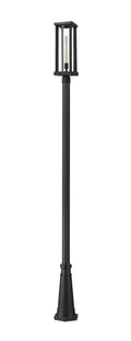 Z-LITE GLENWOOD OUTDOOR POST MOUNTED FIXTURE | 586PHBR-519P-BK - Post