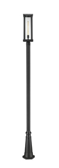 Z-LITE GLENWOOD OUTDOOR POST MOUNTED FIXTURE | 586PHBR-519P-BK - Post