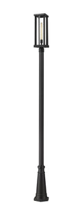 Z-LITE GLENWOOD OUTDOOR POST MOUNTED FIXTURE | 586PHBR-519P-BK - Post
