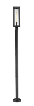 Z-LITE GLENWOOD OUTDOOR POST MOUNTED FIXTURE | 586PHBR-567P-BK - Post