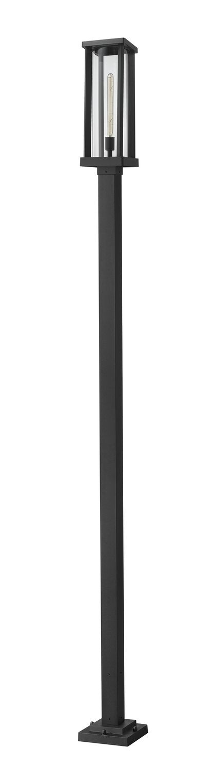 Z-LITE GLENWOOD OUTDOOR POST MOUNTED FIXTURE | 586PHBS-536P-BK - Post