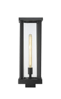 Z-LITE GLENWOOD OUTDOOR POST MOUNT FIXTURE | 586PHBS-BK - Post