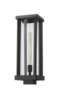 Z-LITE GLENWOOD OUTDOOR POST MOUNT FIXTURE | 586PHBS-BK - Post