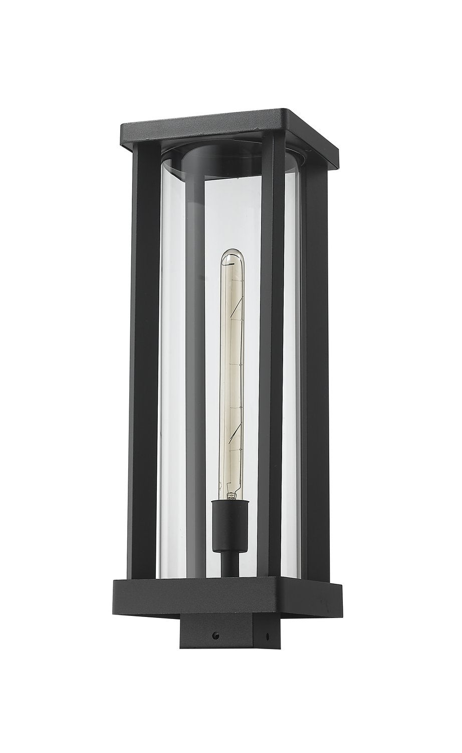 Z-LITE GLENWOOD OUTDOOR POST MOUNT FIXTURE | 586PHBS-BK - Post