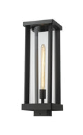 Z-LITE GLENWOOD OUTDOOR POST MOUNT FIXTURE | 586PHBS-BK - Post