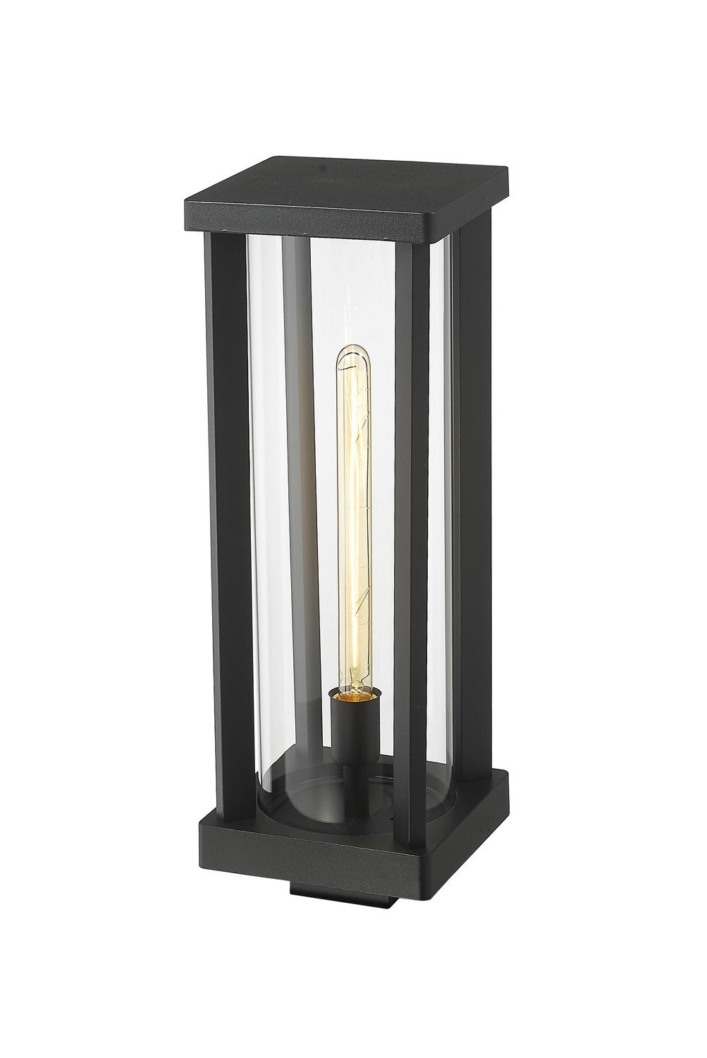 Z-LITE GLENWOOD OUTDOOR POST MOUNT FIXTURE | 586PHBS-BK - Post