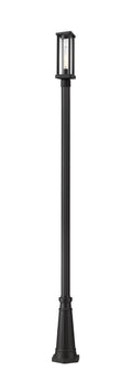 Z-LITE GLENWOOD OUTDOOR POST MOUNTED FIXTURE | 586PHMR-519P-BK - Post
