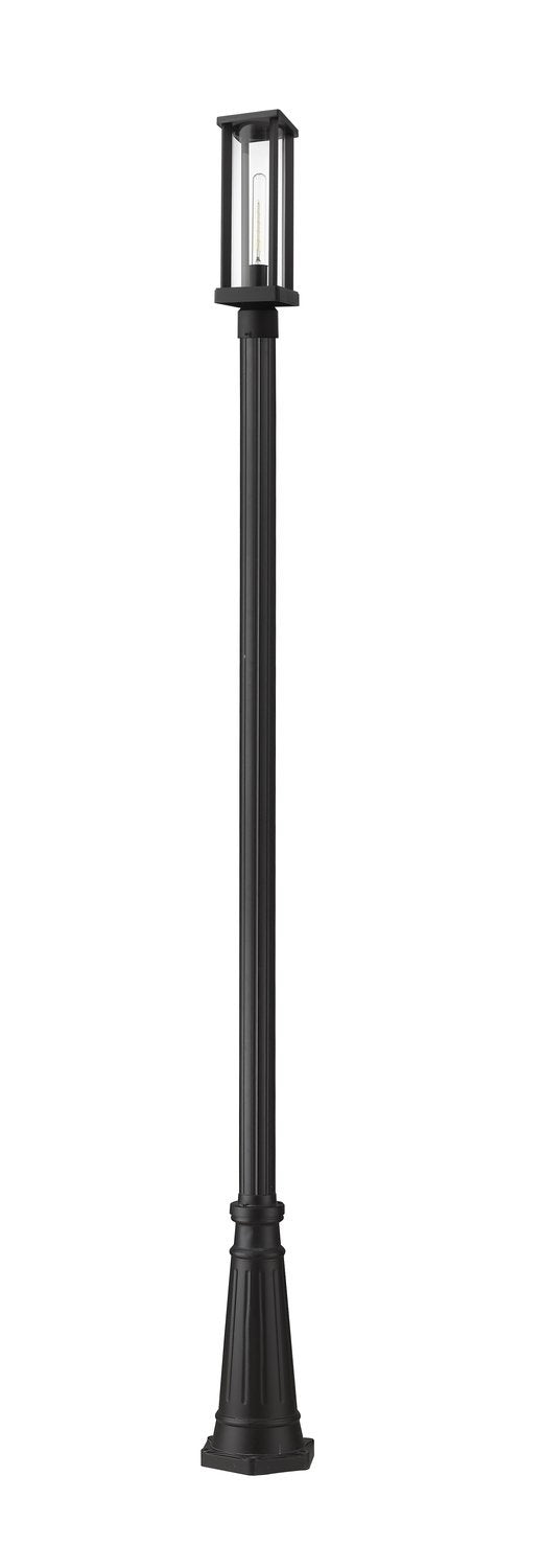 Z-LITE GLENWOOD OUTDOOR POST MOUNTED FIXTURE | 586PHMR-519P-BK - Post