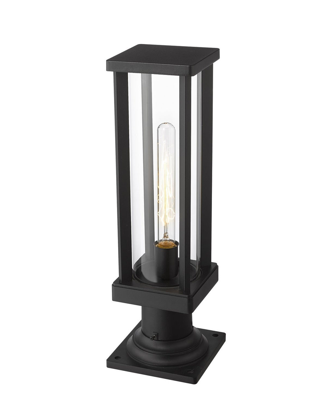 Z-LITE GLENWOOD OUTDOOR PIER MOUNTED FIXTURE | 586PHMR-533PM-BK - Post
