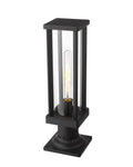Z-LITE GLENWOOD OUTDOOR PIER MOUNTED FIXTURE | 586PHMR-533PM-BK - Post