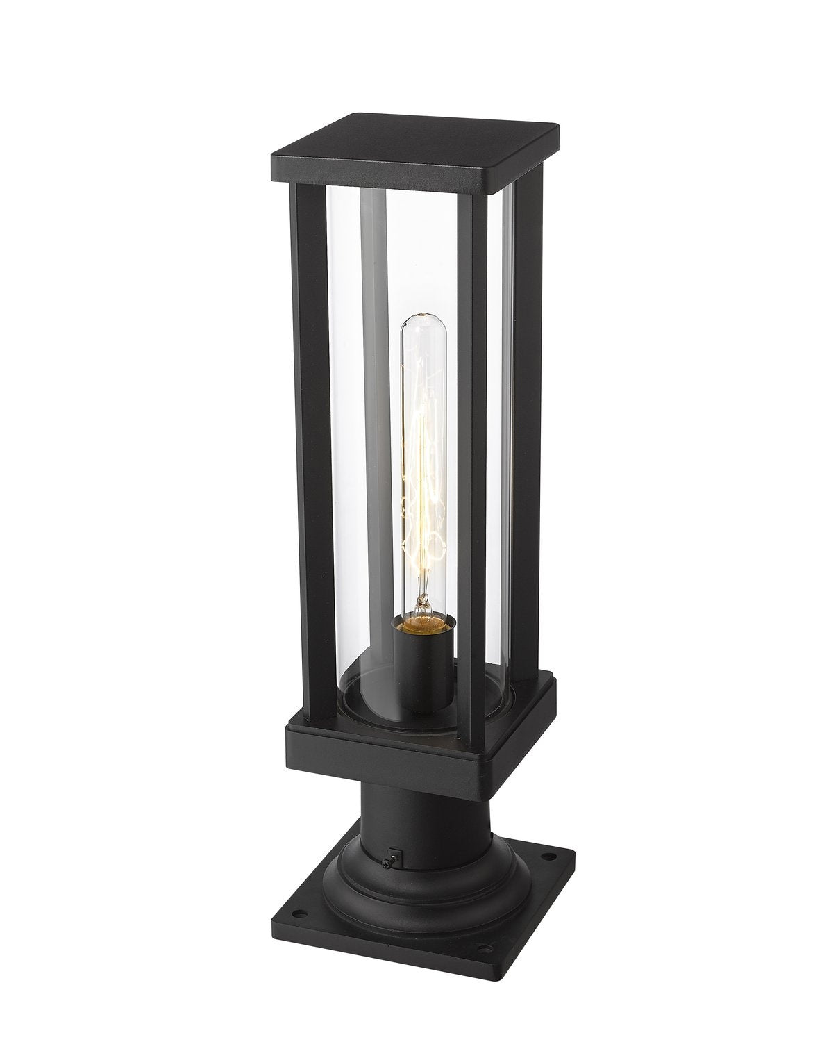 Z-LITE GLENWOOD OUTDOOR PIER MOUNTED FIXTURE | 586PHMR-533PM-BK - Post