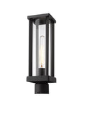 Z-LITE GLENWOOD OUTDOOR POST MOUNT FIXTURE | 586PHMR-BK - Post