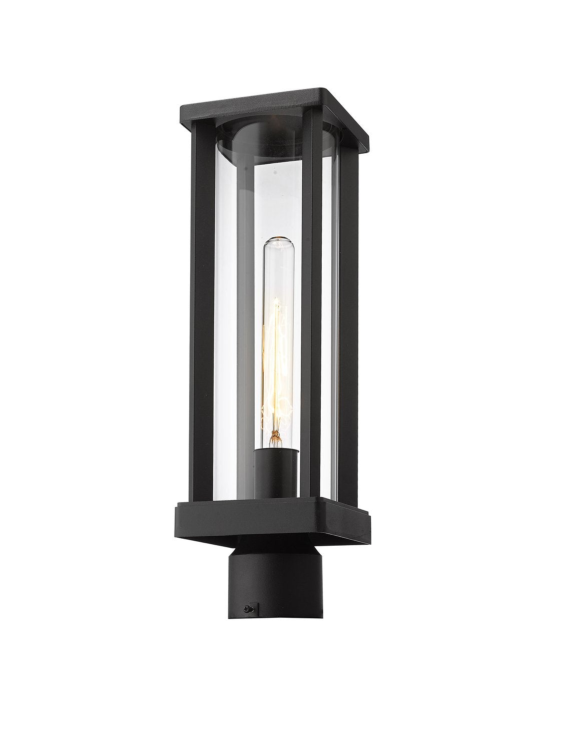 Z-LITE GLENWOOD OUTDOOR POST MOUNT FIXTURE | 586PHMR-BK - Post