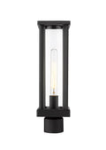 Z-LITE GLENWOOD OUTDOOR POST MOUNT FIXTURE | 586PHMR-BK - Post