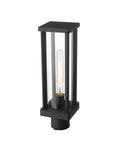 Z-LITE GLENWOOD OUTDOOR POST MOUNT FIXTURE | 586PHMR-BK - Post