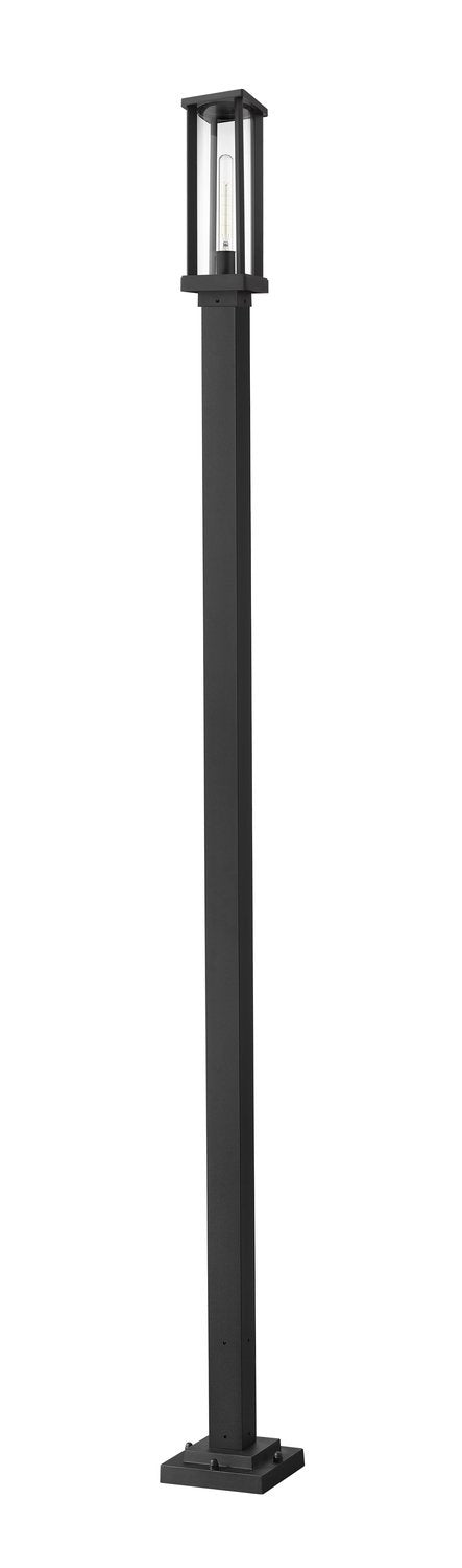 Z-LITE GLENWOOD OUTDOOR POST MOUNTED FIXTURE | 586PHMS-536P-BK - Post