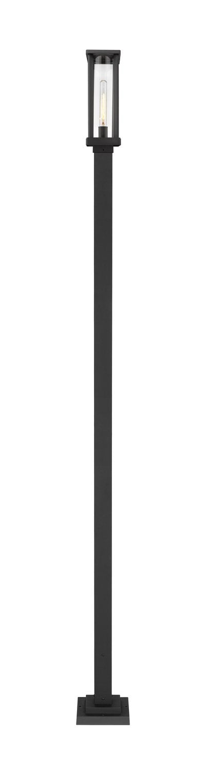 Z-LITE GLENWOOD OUTDOOR POST MOUNTED FIXTURE | 586PHMS-536P-BK - Post