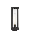 Z-LITE GLENWOOD OUTDOOR POST MOUNT FIXTURE | 586PHMS-BK - Post