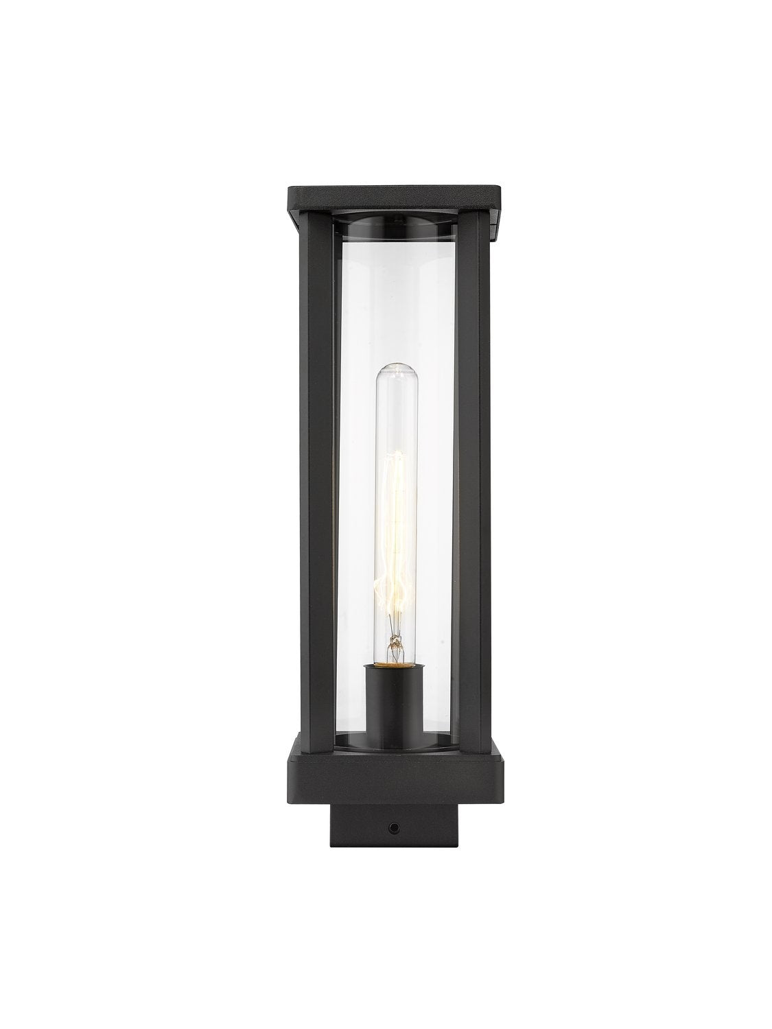 Z-LITE GLENWOOD OUTDOOR POST MOUNT FIXTURE | 586PHMS-BK - Post