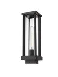 Z-LITE GLENWOOD OUTDOOR POST MOUNT FIXTURE | 586PHMS-BK - Post